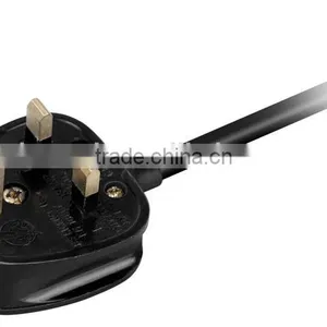 U.K . Power Cord British Standard Power Cord BS Plug Injection Plug 3G BS Power Cords BS Plug Mold Plugs With Fuse 3A/6A/13A thumbnail-2