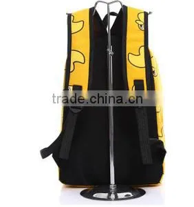 Yellow Duck Pattern School Bag Cute Travel Backpack thumbnail-2