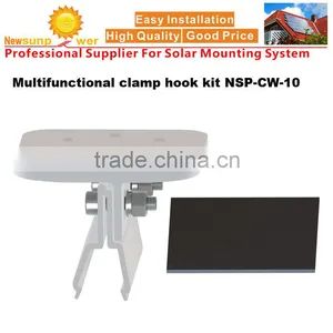Standing Seam Clip Lock Brackets for Metal Roof Top Solar Panel Mounting System thumbnail-1