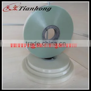 Discount Light Green Color Polester PET Mylar Tube Tape Used for Stretch Film Aluminium Foil Price Wrapping PET Melinex Coil thumbnail-1