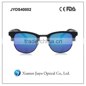 Metal Rim Acetate Sunglasses Clubmaster thumbnail-2