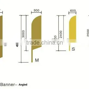 Advertising Custom Outdoor Flag Knife Flag thumbnail-3