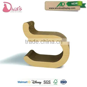 China Suppliers Pet Scratching Post Toys Corrugated Cardboard Cat Scratcher Tree Cat House Quality Choice thumbnail-1