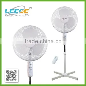 White and Black 16" Stand Fan With Remote Control FS40-59 thumbnail-4