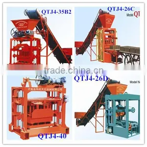 Qtj4-35 Baking Free Brick Making Machine/concret Brick Making Machine/cement Brick Making Machine thumbnail-5