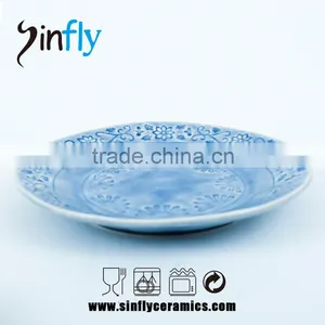 2015 Ceramic Crackle Glaze Unique Dinner Plates thumbnail-2