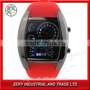 R36 Eco-friendly Silicone Led Digital Watch With Digital Movement. thumbnail-1
