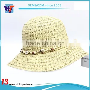Wholesale Fashion Fedora Hat Paper Braid Straw Hat thumbnail-2