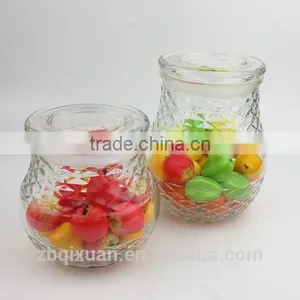 Unique Design Glass Cookie Jar With Lid thumbnail-5
