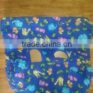 Blue Color RH-CH001-03 Baby Seat Cotton Cover Shopping Trolley Cover for Sale thumbnail-4