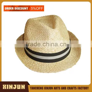 BEST-SELLING FEDORA PANAMA BEACH WHITE STRAW HAT thumbnail-3