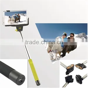 Hot and Wholesale Phone Camera Wireless Bluetooth Selfie Stick Monopod thumbnail-6