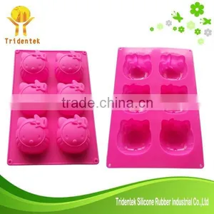 China Supplier New Product Hello Kitty Silicone Decorative Cake Pans thumbnail-1