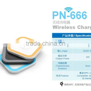 PN666 2015 New 5v 2a Universal qi Standard Wireless Charger for Samsung s6 thumbnail-1