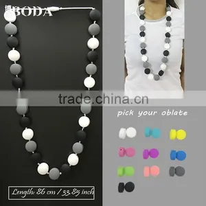 AS/NZS Teething Necklace for Mommy Silicone Necklace thumbnail-5
