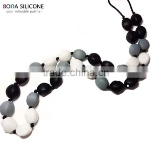 Silicone Chew Necklacefor Teething Silicone Necklace thumbnail-3