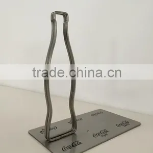 Drink Menu Holder for Coca Cola /Stainless Steel Custom Menu Holder Indoor Use thumbnail-1