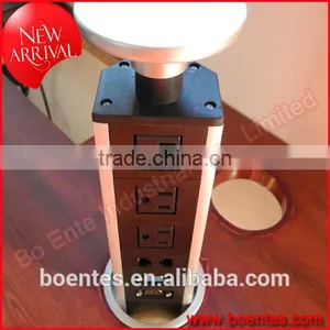 Kitchen Pull Up Power EU Outlets/Pop Up Socket With Customized Design for VGA/HDMI/USB Charger thumbnail-1