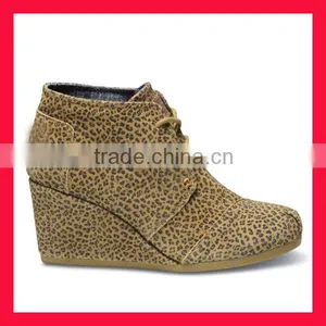 Wholesale Winter Boots Desert Wedge Women High Heel Shoes thumbnail-4