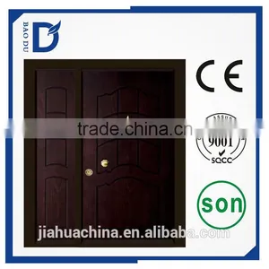 Armored Burglar Proof Designs Carved Wood Design Panel Door Cedar Door With Certificate thumbnail-3