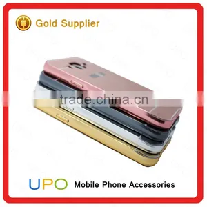 [UPO] New Arrival Mirror Metal Aluminum Bumper Acrylic Plastic PC Back Cover Case for Samsung Galaxy J7 thumbnail-2