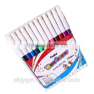 12 Colors Plastic Water Color Pen thumbnail-1