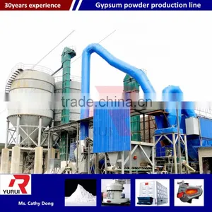Easy Operating Natural Gypsum Powder Plant Machinery Plaster Making Machine thumbnail-1