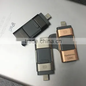 Dual Otg Usb Flash Drive for Computer and Smartphone Iphone 32GB 64GB USB2.0 Otg Usb Flash Drive thumbnail-3