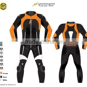 Women Motorbike Leather Suits & Unique Printed Design With Multi Colors/ Style-PW-S-1211 thumbnail-1