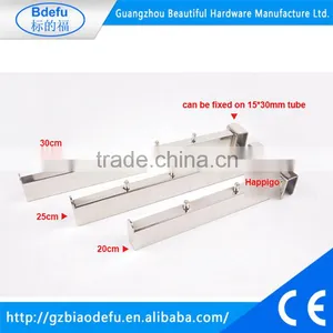 25cm Garment I Hook Hardware Clothing Underwear Hanging Strip Display Rack Shelf Hooks Accessory 15*30mm Square Tube Buckle Hook thumbnail-1