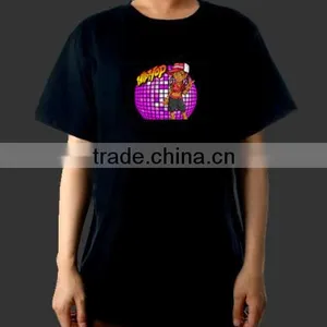 Top Quality and Fashionable el Animated T-shirt With Low Price thumbnail-1