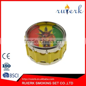 Hot Sale Colorful Shape Tobacco Herbal Herb Grinder, Metal Grinder Crasher and Smoking Gadgets 856 thumbnail-1