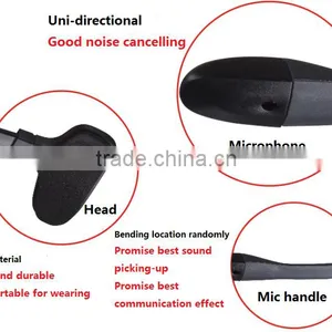 Microphone Headband Double Ear , Customer Service Headset for Call Center , Hot Telephone Earphone thumbnail-2