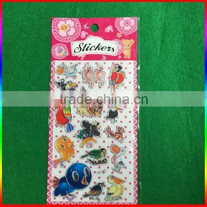 Embossed PVC Stickers Birds Stickers thumbnail-1