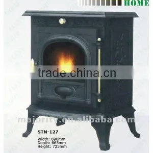 Free Standing Stove STN-127 Cast Iron thumbnail-1