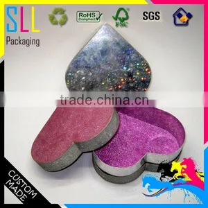 Pretty Pink Heart Shaped Cosmetic Packaging Boxes thumbnail-1