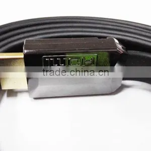 1.5M Black Metal Flat HDMI Cable 1.4v Male to Male thumbnail-1