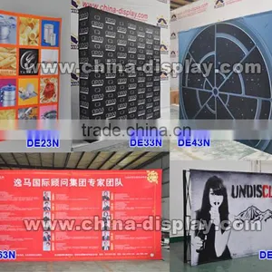 Aluminum Frame Pop Up Banner Exhibition Velcro Fabric Backdrop thumbnail-1