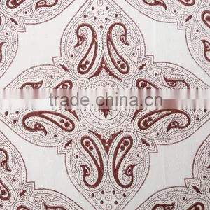 Brown Paisley Hand Block Printed Bed Sheets Wholesale Fabric Modern Design Bed Sheet Supplier In India thumbnail-3