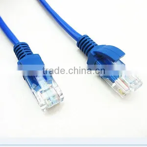 Hot Selling CAT5E Solid Bare Copper Computer Jumper Cable Pass Fluke Test With High Quality thumbnail-1