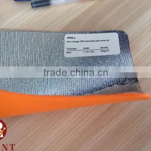 3mm Orange IPEX Foam Roller With Silver Foil thumbnail-2