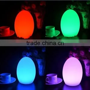 Hotel Used Novelty Lamp Changed Colors Egg Shaped Led Light/2016 Top Selling Eco-friend Table Lamp thumbnail-3