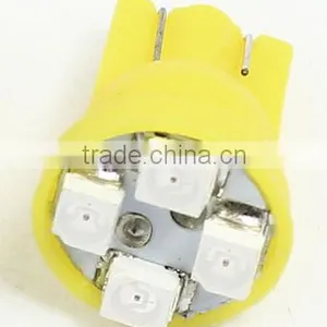 RV LED Light Interior Lamp Replaceable Part 12V DC T10 906 W5W 4 LED Car Gauge Bulb Light thumbnail-1