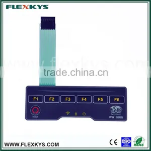 Embossing Key Non-tactile Feedback Poly Dome 2.54mm Female Connector Membrane Switch thumbnail-1