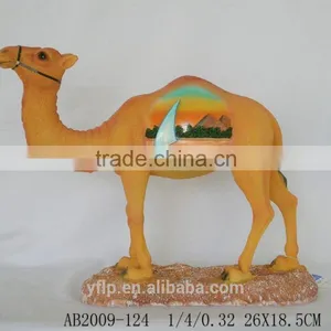 Polyresin Tourist Souvenirs, Camel Statue With Arabic Style Figure thumbnail-2