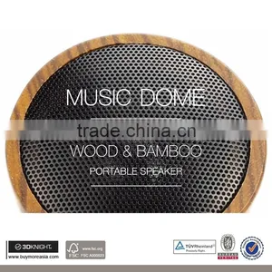 3D KNIGHT High Quality OEM Professional Mini Portable Wooden Wireless Bluetooth Speaker thumbnail-3