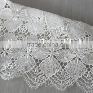 Good Looking 13cm White Polyester Embroidery French Lace thumbnail-6