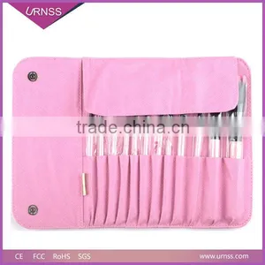 12pcs High Quality Best Price Pink Cosmetic Makeup Brushes Set thumbnail-2
