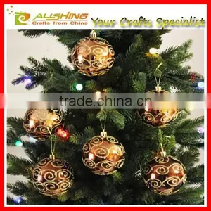 Christmas Decorations - 6pk 80mm Shatterproof "Snowball" Christmas Ball Ornaments thumbnail-1