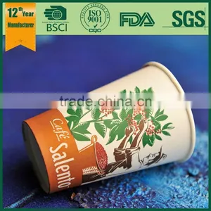 Pla Biodegradable Nespresso Cups Biodegradable Pla Coated Salad Paper Bowl thumbnail-1